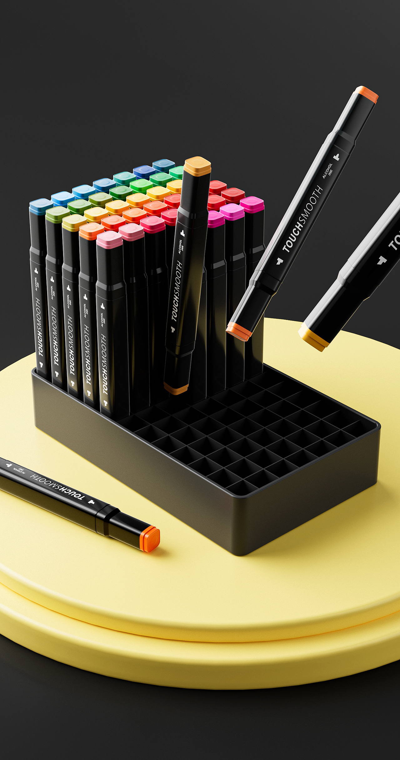 电商设计丨2022上半年产品建模渲染与详情页设计在文具领域的应用